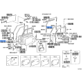 Front Door Seal Rubber LH & RH - Toyota LandCruiser