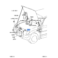 TOYOTA GENUINE HOLDER, HOOD STAY