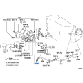 Toyota OEM Gasket (For Water By-Pass Pipe) 16258-36010