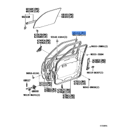 Door Run Rubber Fr Rh