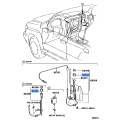 Toyota Land Cruiser LX470 Antenna Ornament with Nut