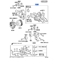 GENUINE TOYOTA 4Runner FJ Cruiser Tundra 4.0L Engine Water Pump 16100-39545