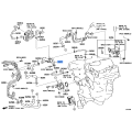 TOYOTA GENUINE WATER OUTLET