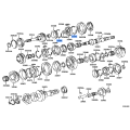 Toyota OEM Genuine SPRING, SYNCHROMESH SHIFTING KEY, NO.2