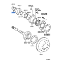 Toyota Genuine Retainer, Rear Axle Bearing Inner, RH/LH