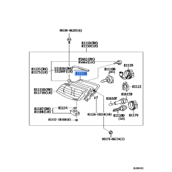 Gasket Head Lamp Lens