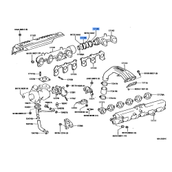 Exhaust Manifold Ring - Toyota Coaster BB4#, BB5#, BZB40, BZB50, Land Cruiser 1HZ