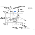 Toyota OEM Genuine SUPPORT RR BUMPER 52155-60120