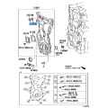 TOYOTA 11329-36020 Genuine Timing Chain Cover Gasket