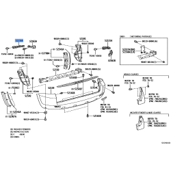 TOYOTA 52156-42041 Support, Rear Bumper Side, LH