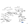 Toyota Genuine Mudguard Sub-Assy Front Fender RH 76621-60070