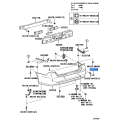 Toyota PLATE, REAR BUMPER, NO.1 52162-30911