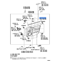 Toyota OEM Front Door Glass Weatherstrip Inner Right Hand