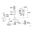 Toyota Genuine Front Suspension Support Sub-Assembly 48609-26010