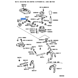 Toyota BUSH, TRANSFER SHIFT LEVER 33548-60030