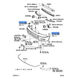 Bracket(L) F  Bumper