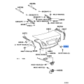 Toyota Cover Luggage Electrical Key Switch 84944-50010