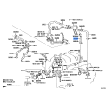 Toyota Water Bypass Hose No. 2 (16264-50080)