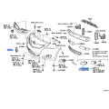 Toyota Front Bumper Hole Cover Right Hand