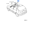 TOYOTA 86301-22250 Genuine Pole Sub-Assy, Antenna