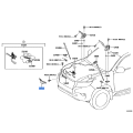 Hood Lock Release Lever Protector - Toyota (53525-60050)