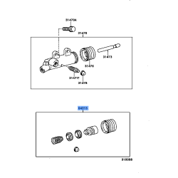 Toyota Clutch Release Cylinder Kit 04313-22030