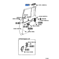 Toyota Land Cruiser KZJ77 Rear Left LH Door Outside Handle 69240-60030