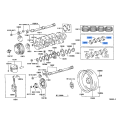 Toyota Connecting Rod Bearing 13041-75050-06