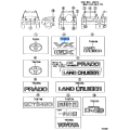 Toyota Plate, Back Door Name 75441-60450