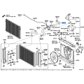 Toyota OEM Genuine Hose, Radiator, No.1 16571-22200