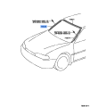 TOYOTA 75535-33010 Moulding, Windshield, Outside RH