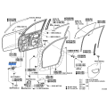 Toyota Front Door Check Assembly LH 68620-60101