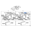 TOYOTA 62706-60050 Frame Sub-Assy, Quarter Window, LH