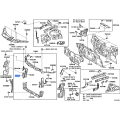 Toyota Radiator Support, Right Hand 53211-33081