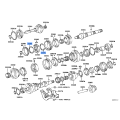 Synchromesh Shifting Key Spring (For No.3 Clutch Hub) - TOYOTA (33391-25030)