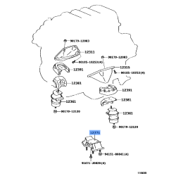 Lex-Insulator Engine Mtg-Lex