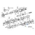 TOYOTA 33392-71020 Genuine Synchromesh Shifting Key Spring