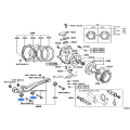 TOYOTA 48702-60120 Genuine Bush Sub-Assy, Control Arm