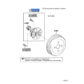 TOYOTA 42410-52070 Genuine Rear Axle Bearing And Hub Assembly, Left