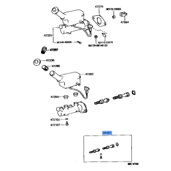 Toyota Brake Master Cylinder Repair Kit 04493-28090