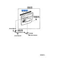 TOYOTA 68173-28030 Weatherstrip, Rear Door Glass, Inner RH