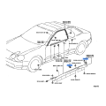 Rocker Panel Moulding Clip - Toyota Avalon Corolla Solara Scion tC