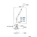 TOYOTA 33555-60030 Shift Lever Boot