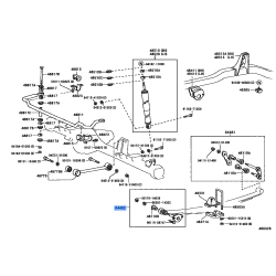 Front Leaf Spring Pin Kit - Toyota FJ62 HJ75 (1988-1990) - Genuine Toyota