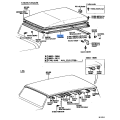 TOYOTA Genuine Land Cruiser BJ40 FJ40 Roof Weatherstrip Seal 63168-90307