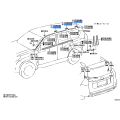 TOYOTA 75596-35030 Cover, Roof Drip Side Finish Moulding Joint