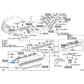 Toyota Outside Moulding Clip