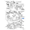 TOYOTA Rear Bumper Piece, RH 52161-50901