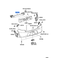 Toyota / Lexus Rear Bumper Reinforcement Bar - Camry (2012-2017) / ES350 (2016-2018)