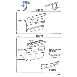 Garnish Fr Door Brake